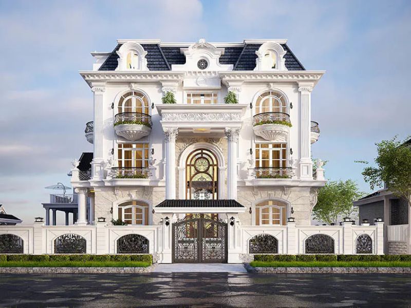 mẫu biệt thự tân cổ điển