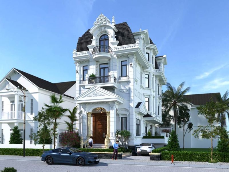 biệt thự tân cổ điển 3 tầng