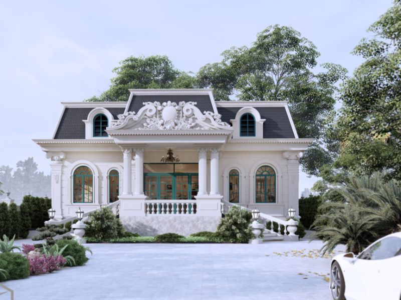 mẫu biệt thự tân cổ điển