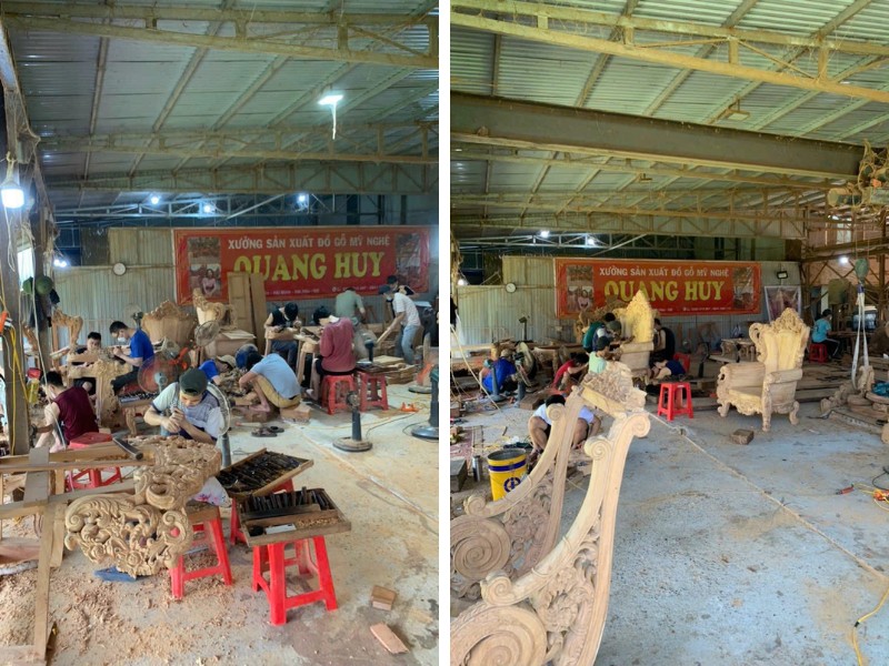 xưởng gỗ Quang Huy