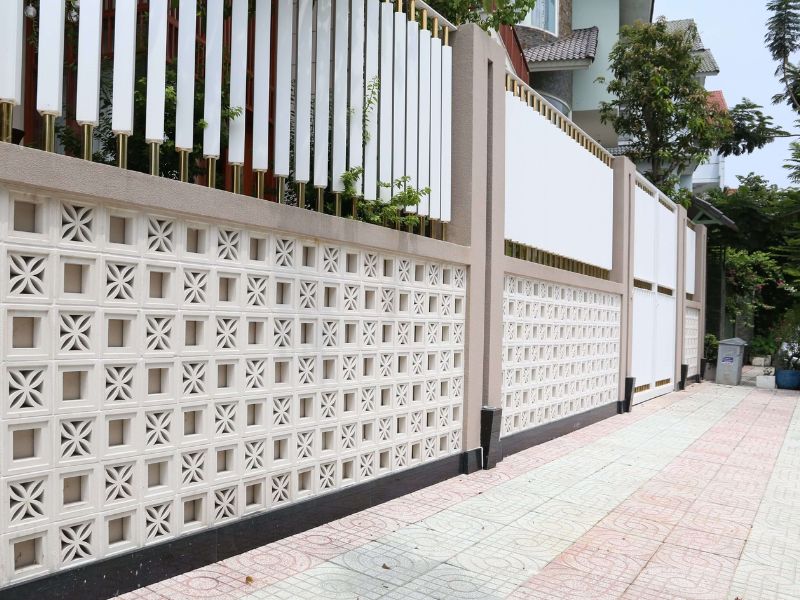 hàng rào biệt thự tân cổ điển