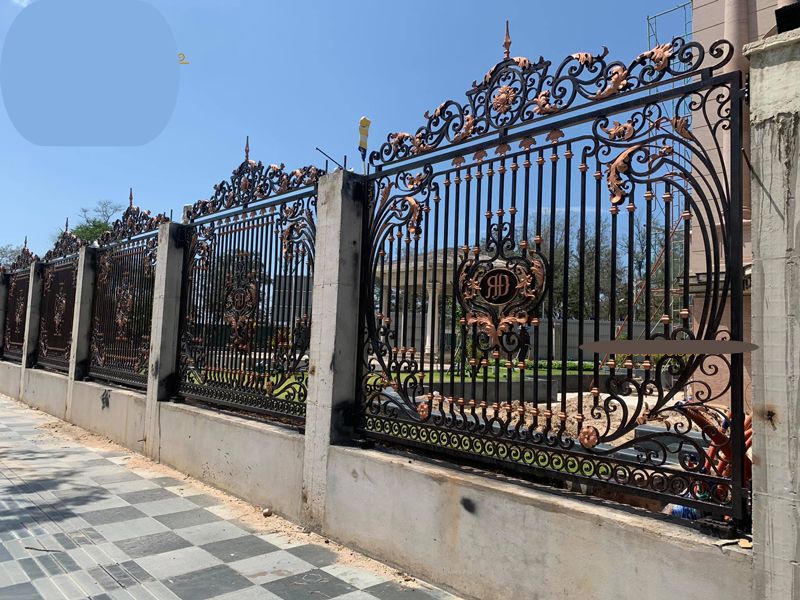 hàng rào biệt thự tân cổ điển