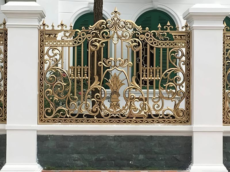 hàng rào biệt thự tân cổ điển