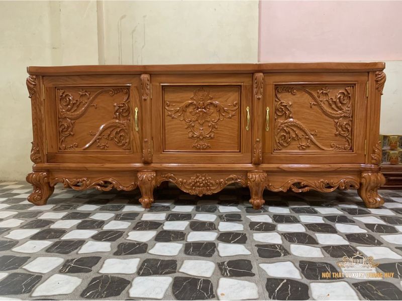 kệ tivi tân cổ điển