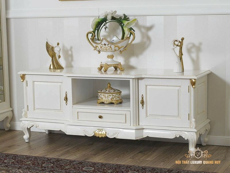 kệ tivi tân cổ điển