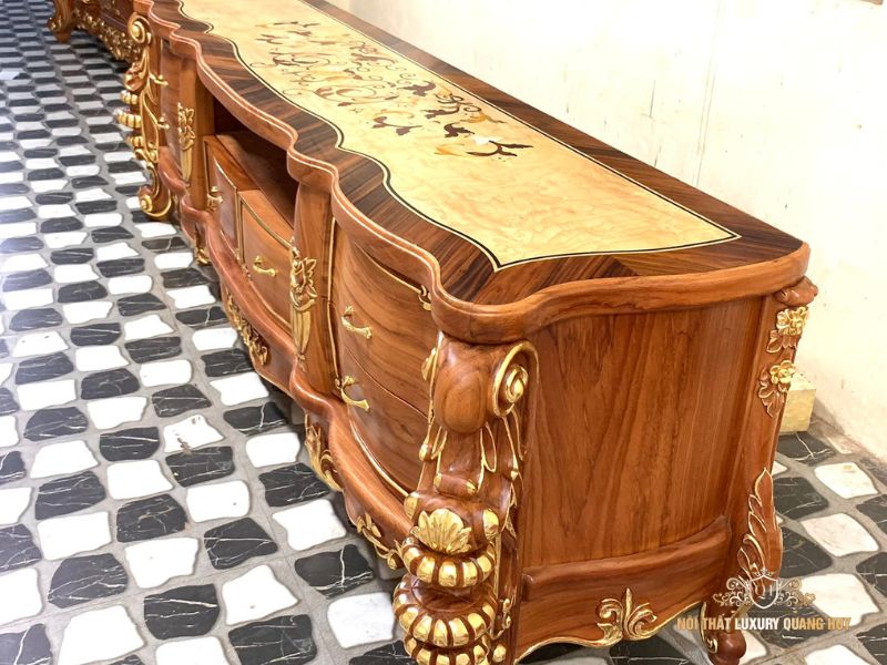 kệ tivi tân cổ điển