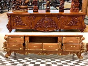 kệ tivi tân cổ điển