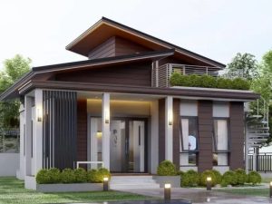 mẫu nhà biệt thự vườn 1 tầng đẹp