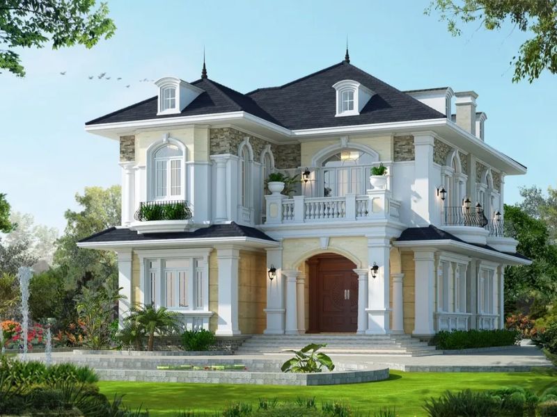mẫu biệt thự nhà vườn đẹp