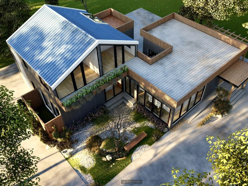 mẫu biệt thự nhà vườn đẹp