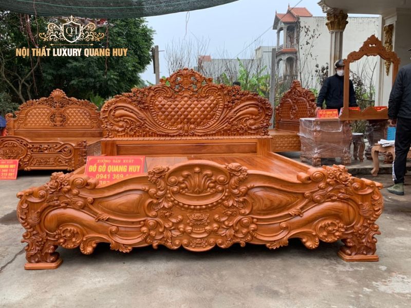 nội thất gỗ gõ đỏ