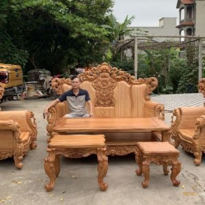 bộ bàn ghế hoàng gia 6 món