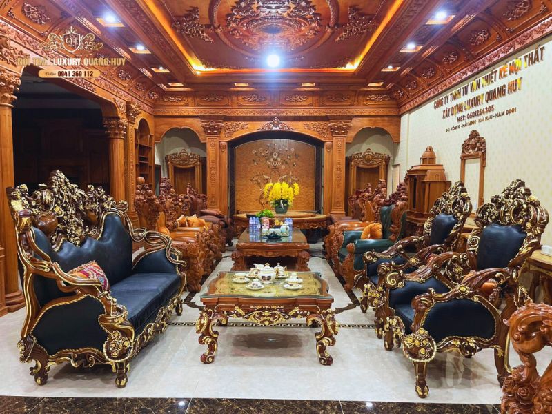 công ty thiết kế thi công nội thất luxury Quang Huy