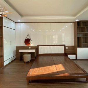 giường gỗ óc chó cao cấp
