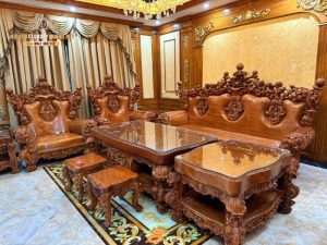 nội thất phòng khách tân cổ điển