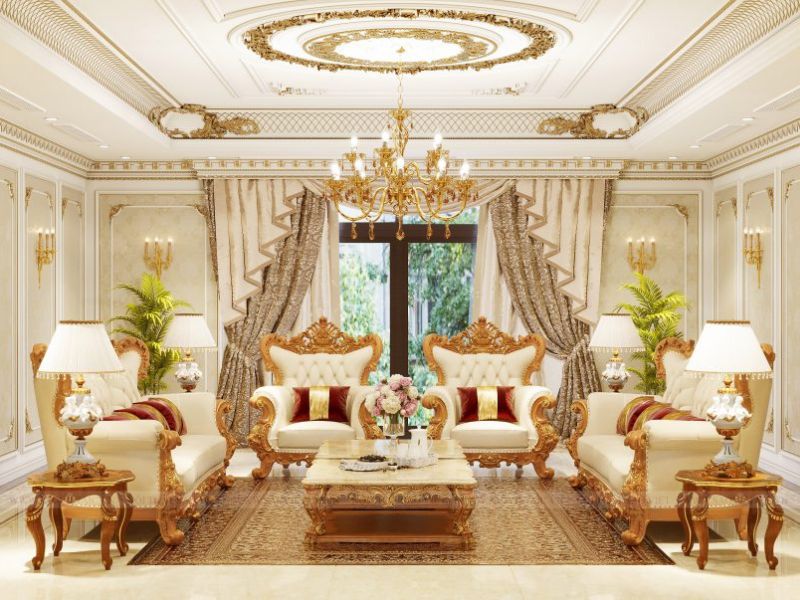 phong cách nội thất luxury