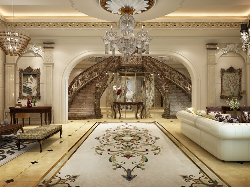 phong cách nội thất luxury