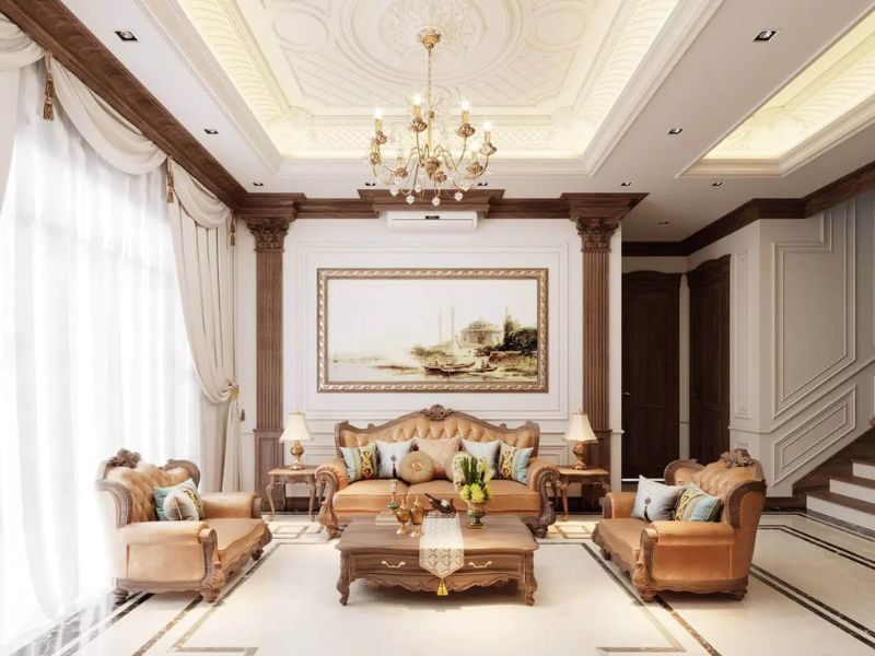 phong cách nội thất luxury