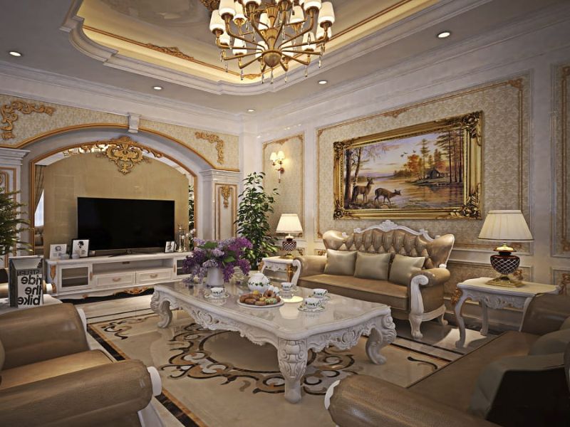 phong cách nội thất tân cổ điển