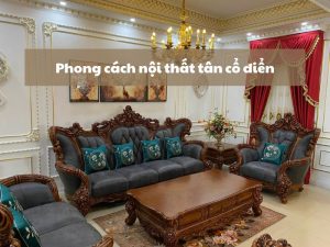 phong cách nội thất tân cổ điển