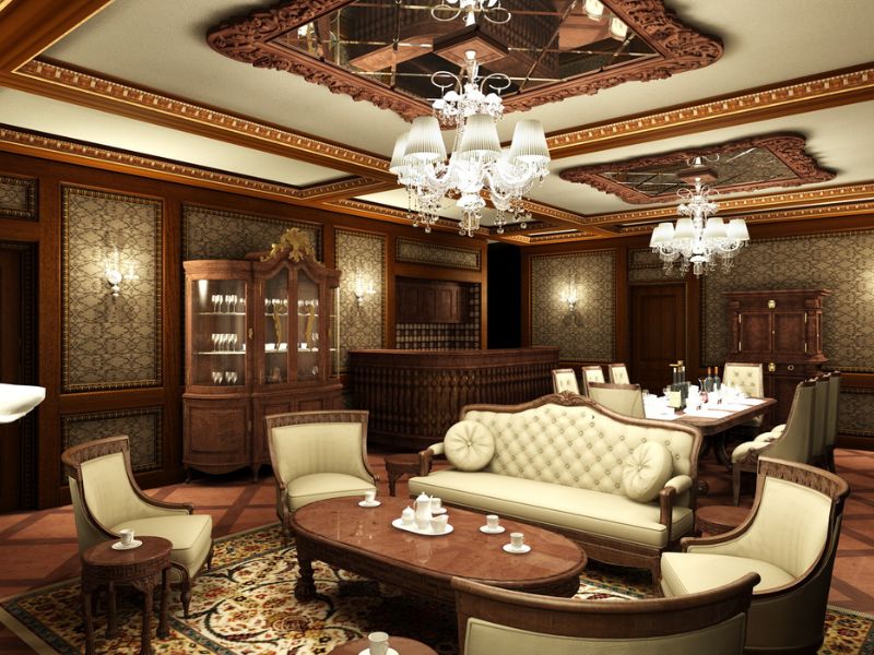 thi công nội thất biệt thự phong cách cổ điển