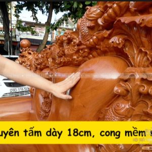 bộ bàn ghế cá chép vượt long môn