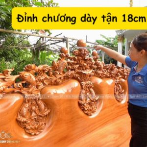 bộ bàn ghế cá chép vượt long môn
