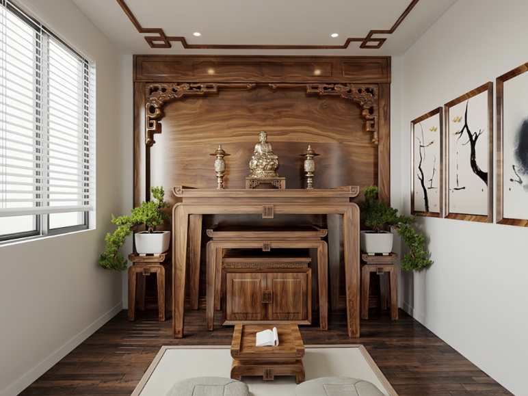 hướng bàn thờ có nên cùng hướng nhà