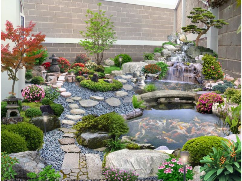 mẫu tiểu cảnh mini