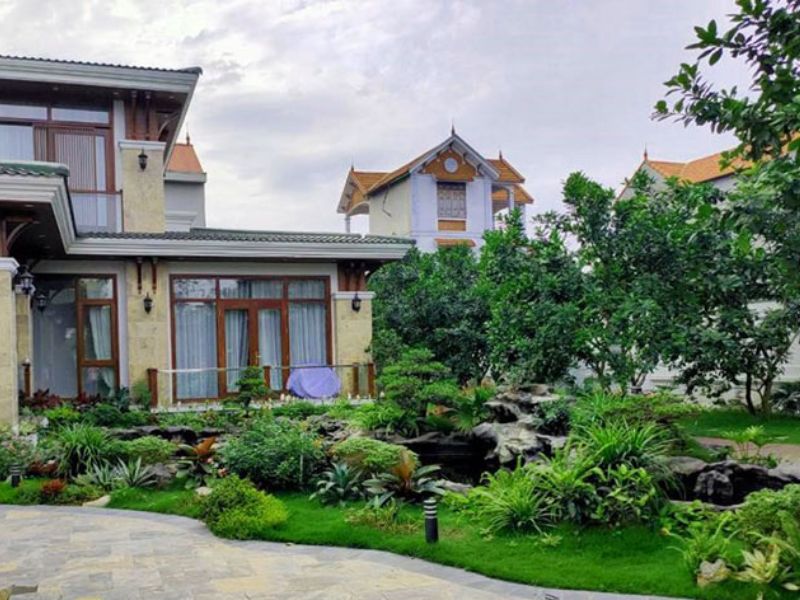 tiểu cảnh sân vườn biệt thự