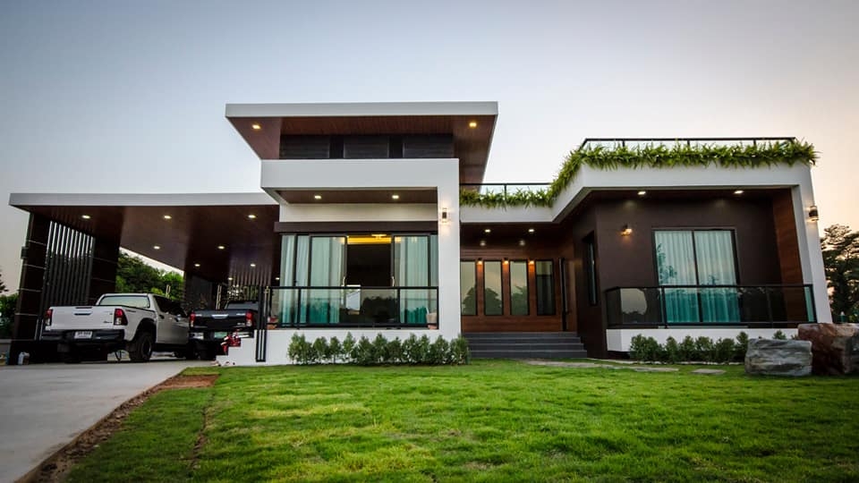 biệt thự 1 tầng hiện đại