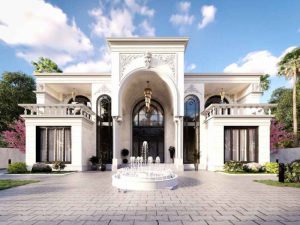 biệt thự 1 tầng tân cổ điển