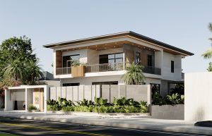 các mẫu nhà biệt thự 2 tầng đẹp