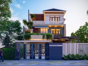 mẫu biệt thự 3 tầng hiện đại đẹp