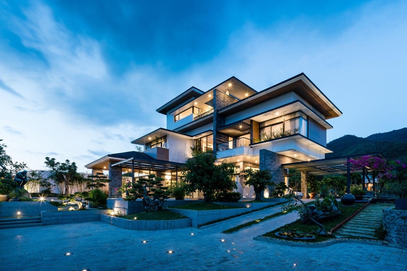 mẫu biệt thự 3 tầng hiện đại đẹp