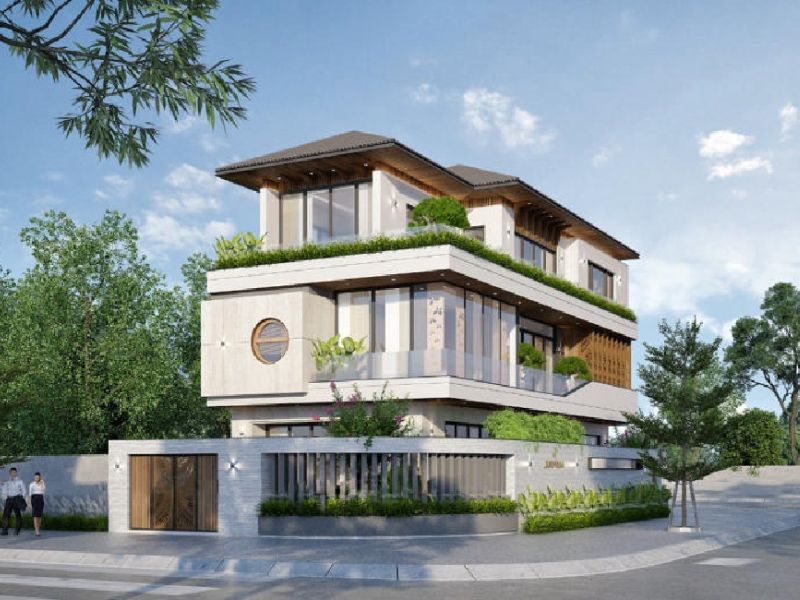 mẫu biệt thự 3 tầng hiện đại đẹp
