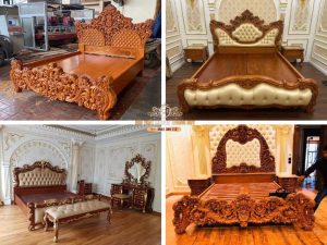 mẫu giường tân cổ điển