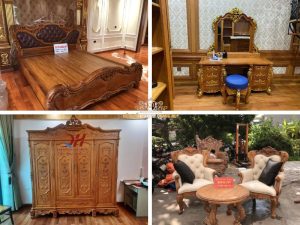 combo giường tủ phòng cưới