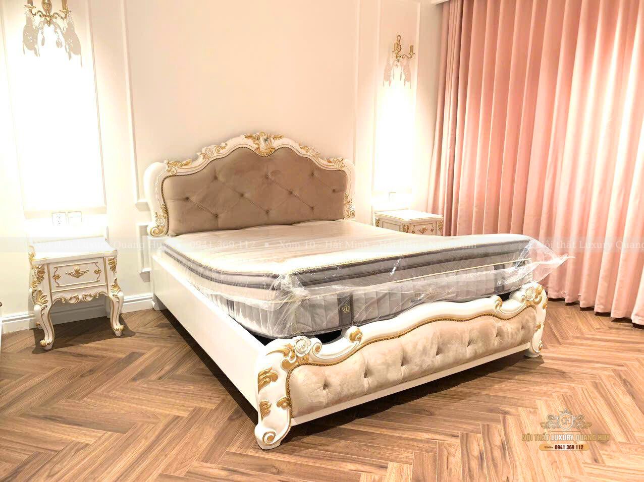 giường ngủ tân cổ điển