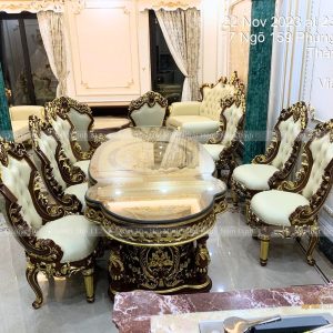 bàn ăn tân cổ điển