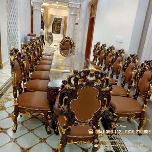 mẫu bàn ghế ăn tân cổ điển