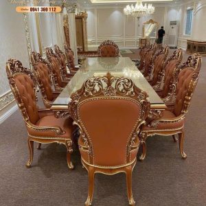 mẫu bàn ghế ăn tân cổ điển