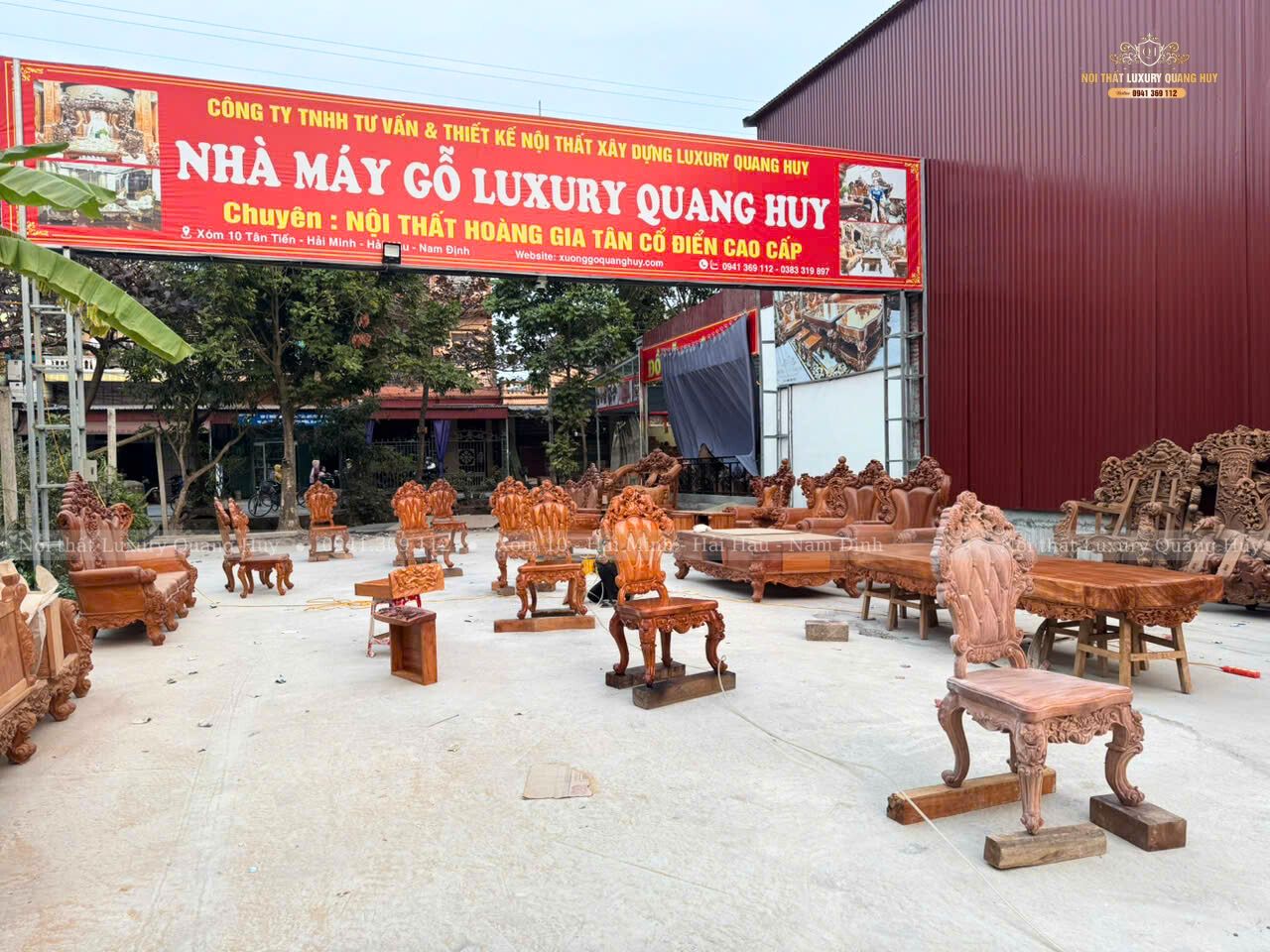 xưởng gỗ luxury Quang Huy