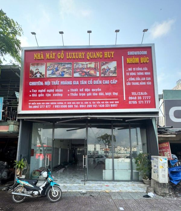 showroom Quang Huy tại Hồ Chí Minh