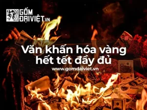 Bài Văn Cúng Hết Tết