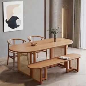 Bàn Ăn Có Ghế Băng