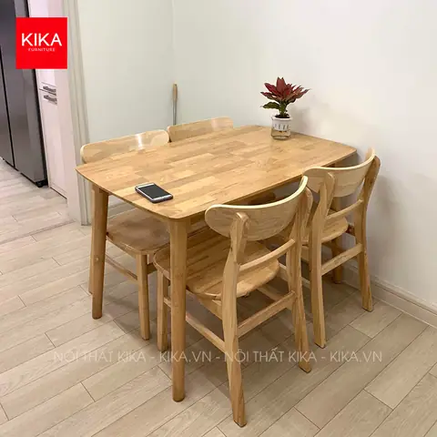 Bàn Ăn Gỗ 4 Ghế Đẹp