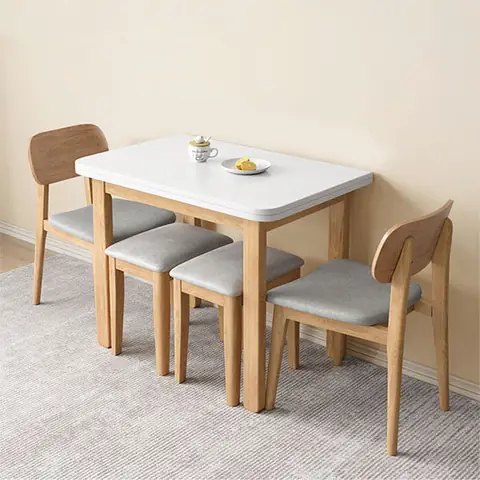 Bàn Ăn Gỗ Nhỏ Gọn