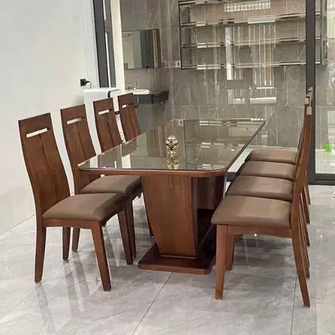 Bàn Ăn Gỗ Sồi 8 Ghế Bàn Ăn Gỗ Sồi 8 Ghế