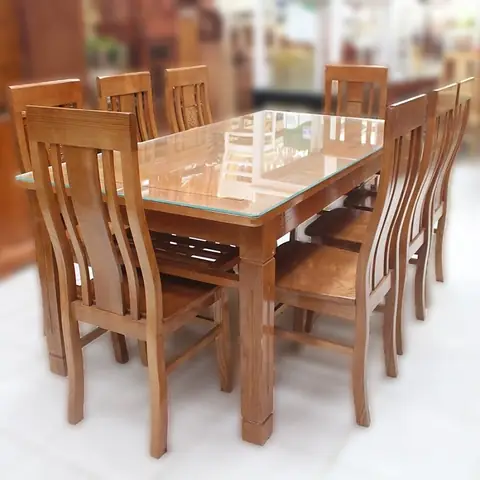 Bàn Ăn Gỗ Sồi 8 Ghế Bàn Ăn Gỗ Sồi 8 Ghế
